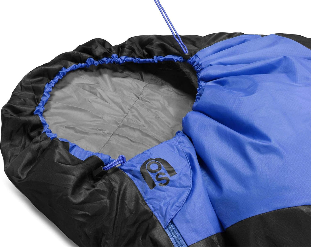 normani Ultralight Schlafsack Runty KOMPAKTE GRÖssE! 3D Mikrofaser Microtech Füllung, wasserdichter