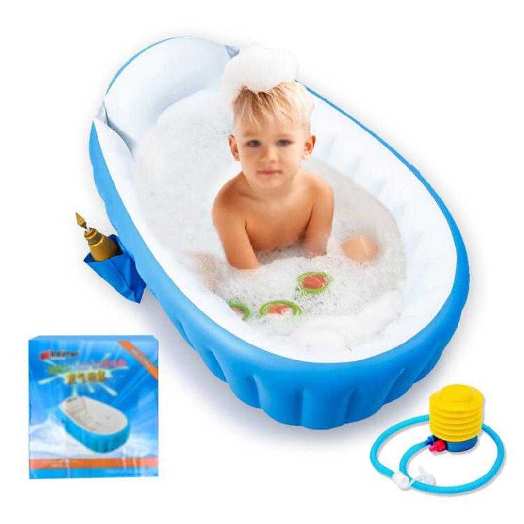 Aufblasbare Baby Badewanne Kinder Schwimmbad Jungen Air Bäder Summer Schwimmbecken, Anti-Rutsch Pool