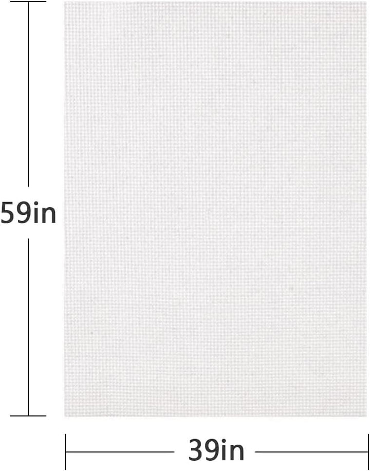 Kreuzstich-Aida-Stoff, 18 Stück, 150 x 99 cm, grosse Grösse, klassischer Aida-Stoff für Zuhause, DIY