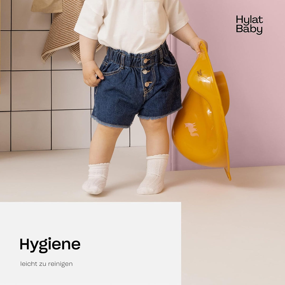 Hylat Baby Toilettensitz Kinder hilfreich beim Toilettentraining, für Mädchen und Jungen, solides Ma