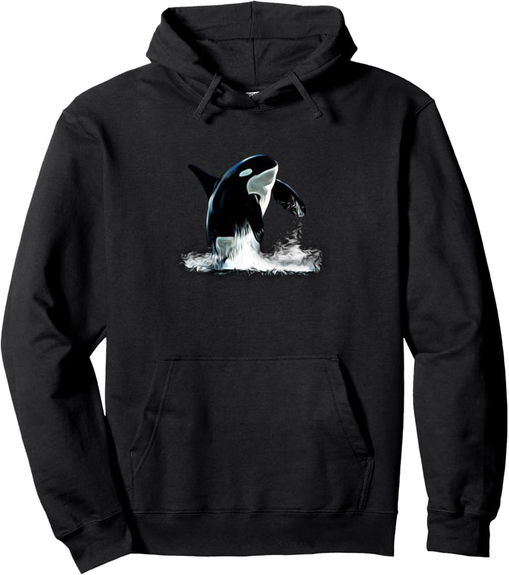 Orca Wal Pullover Hoodie