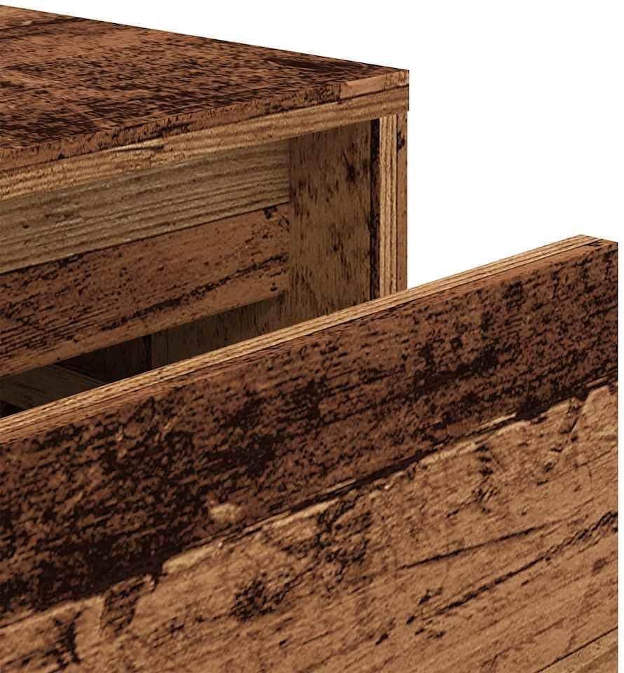 vidaXL Schubladenbox Altholz 40,5x40x40 cm Holzwerkstoff, Altholz