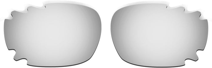 HKUCO Red/Titanium Polarized Replacement Lenses plus Red Earsocks Rubber Kit For Oakley Racing Jacke