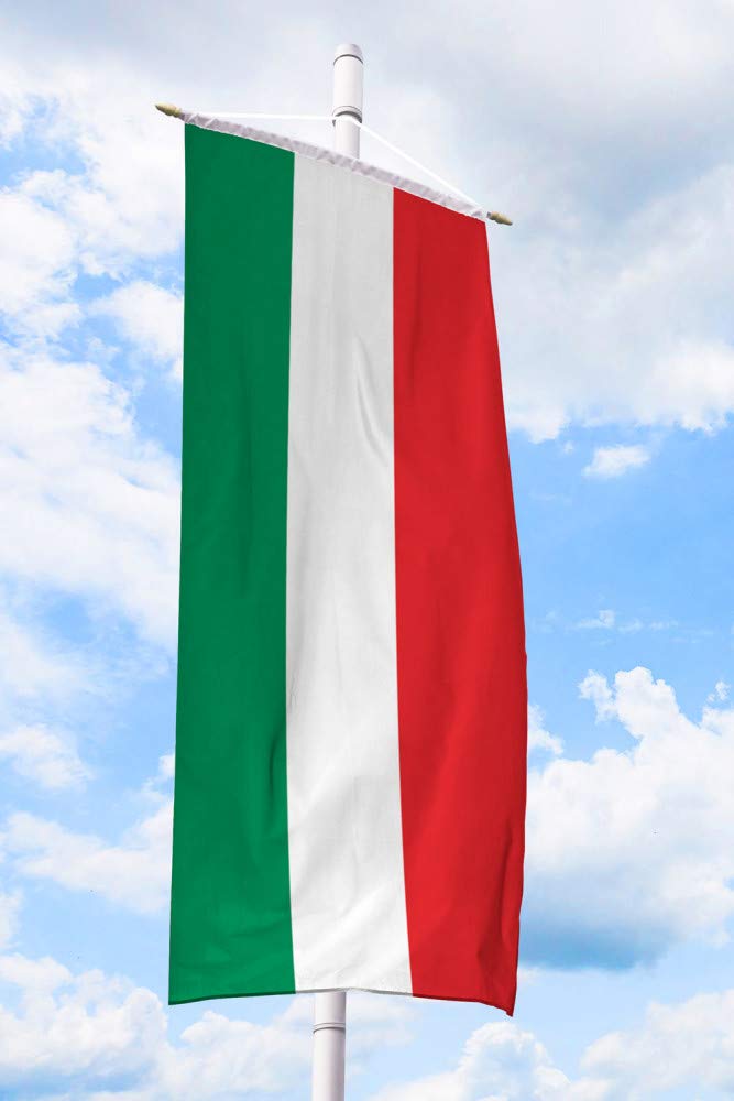 Deitert Bundesland-Flagge NRW – 150x400 cm NRW-Flagge ohne Wappen, Bannerfahne aus reissfestem Polye