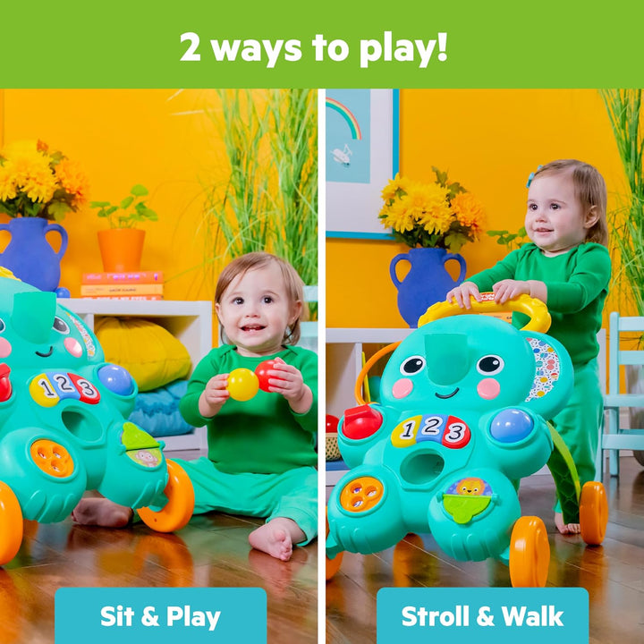 Bright Starts, Rollator für die ersten Schritte, 2 in 1 mit Stroll &
