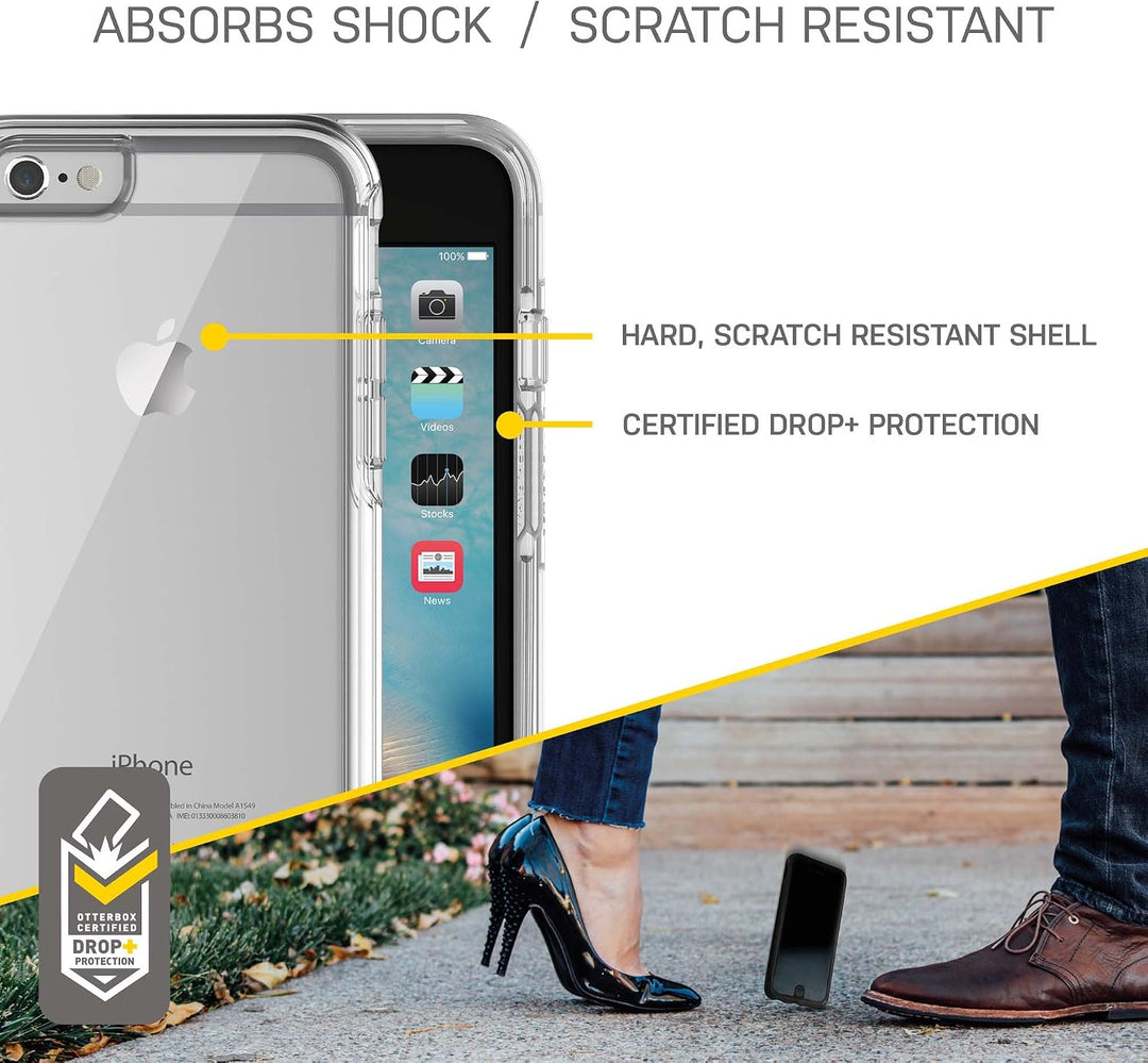 OtterBox Symmetry Series Schutzhülle für iPhone 6/6S (4,7-Zoll-Version), Clear (Clear/Clear), Frustr