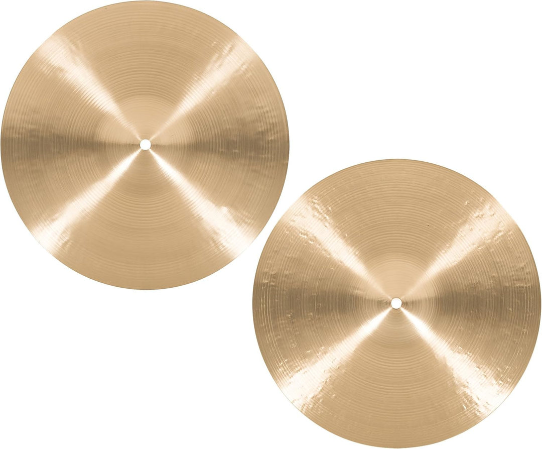 Meinl Cymbals Byzance Traditional Hihat Medium 14 Zoll (Video) Schlagzeug Becken – Paar – (35,56cm)