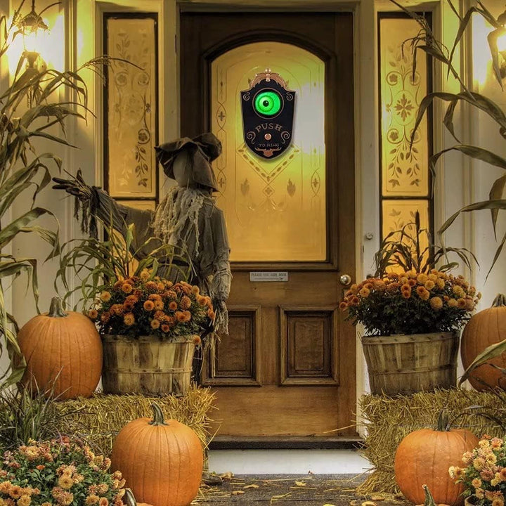 Halloween Türklingel Dekoration, Türklingel-Dekorationen mit Soundeffekten, Party Türklingel Prop fü
