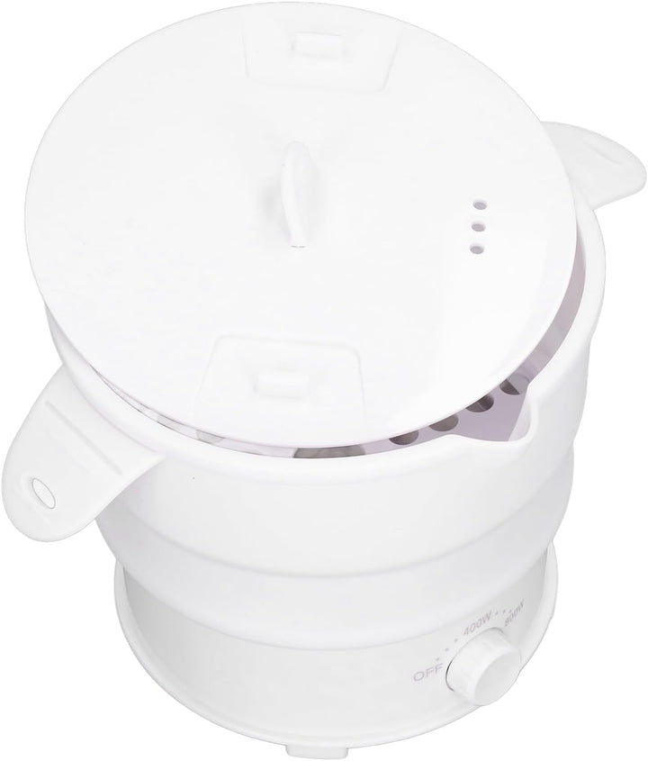 Elektrischer Kocher, faltbar, für Reisen, multifunktional, Silikon, Lebensmittelqualität, 1,2 l, bre