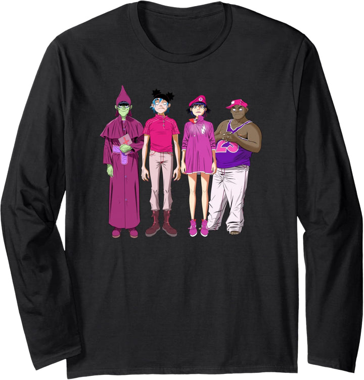 Gorillaz Cracker Island Group Langarmshirt