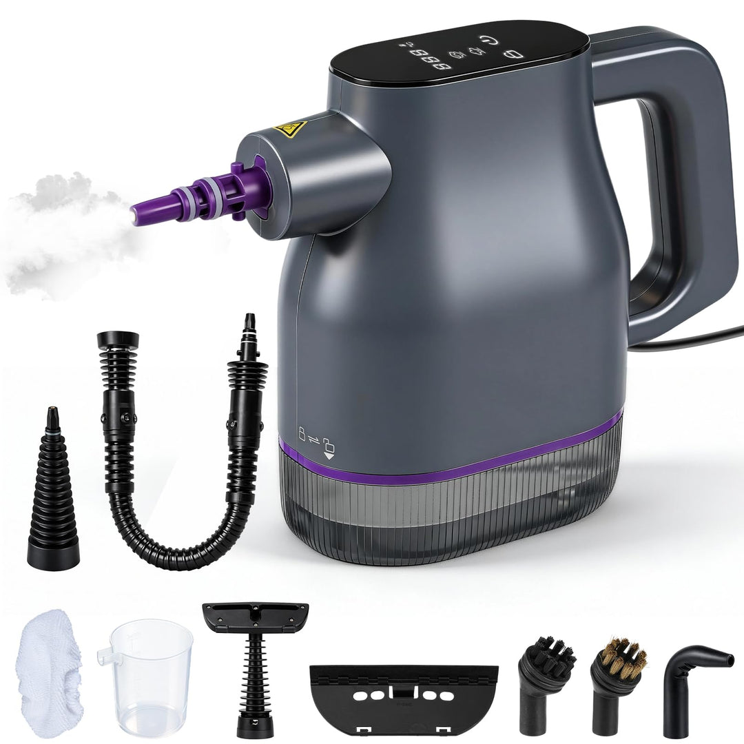 1350W Dampfreiniger Handgerät 15-Sekunden-Aufheizung 125℃ Tragbarer Dampfreiniger für Zuhause mit 40