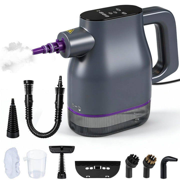 1350W Dampfreiniger Handgerät 15-Sekunden-Aufheizung 125℃ Tragbarer Dampfreiniger für Zuhause mit 40
