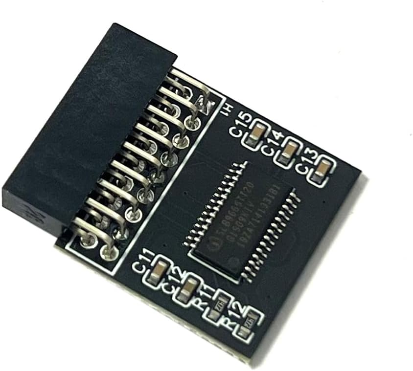 JINTAI TPM 2.0-Modul LPC 18-Pin-Fernkartenschlüsselungs-Sicherheitsplatine Zubehör Ersatz für ASRock