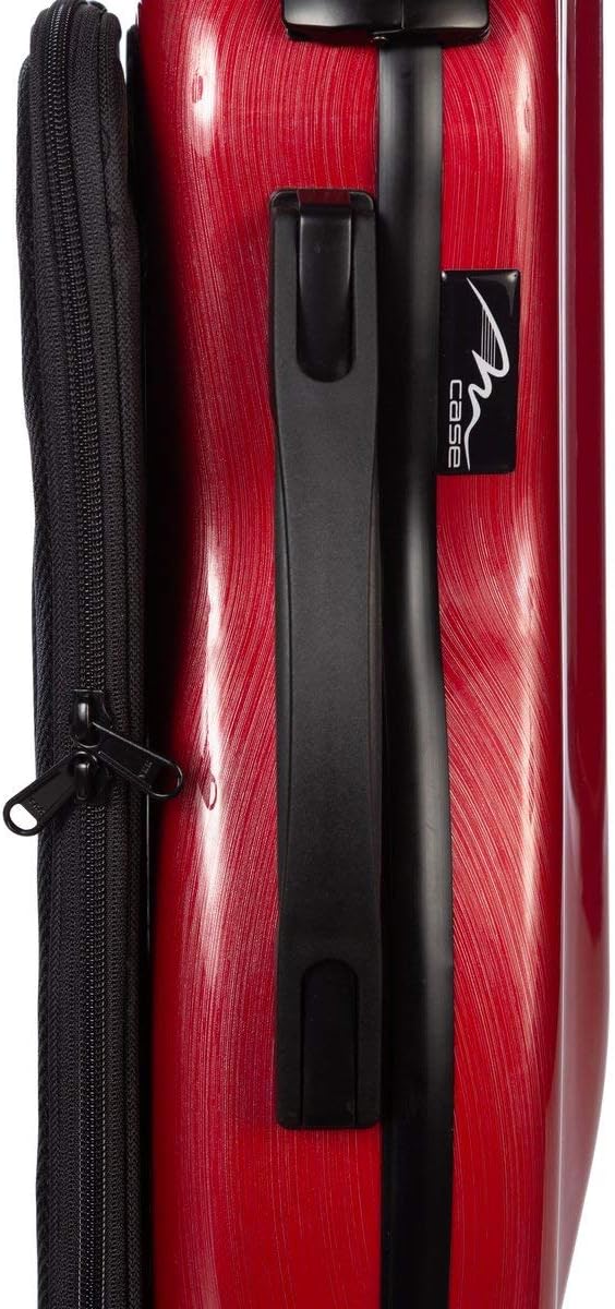 Geigenkoffer Glasfaser Steel Effect 4/4 burgundy M-Case