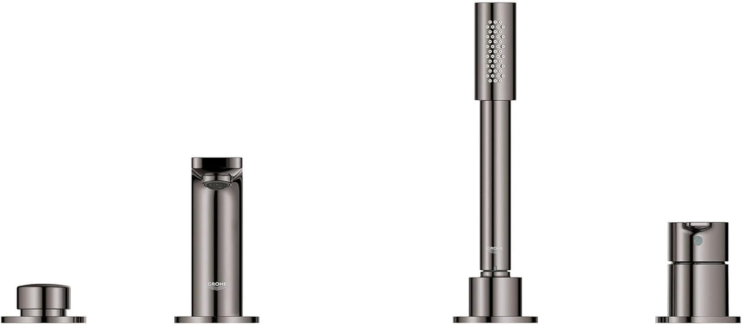 GROHE Lineare - 4-Loch-Einhand-Wannenkombination (Umstellung Wanne/Brause, mit Temperaturbegrenzer,