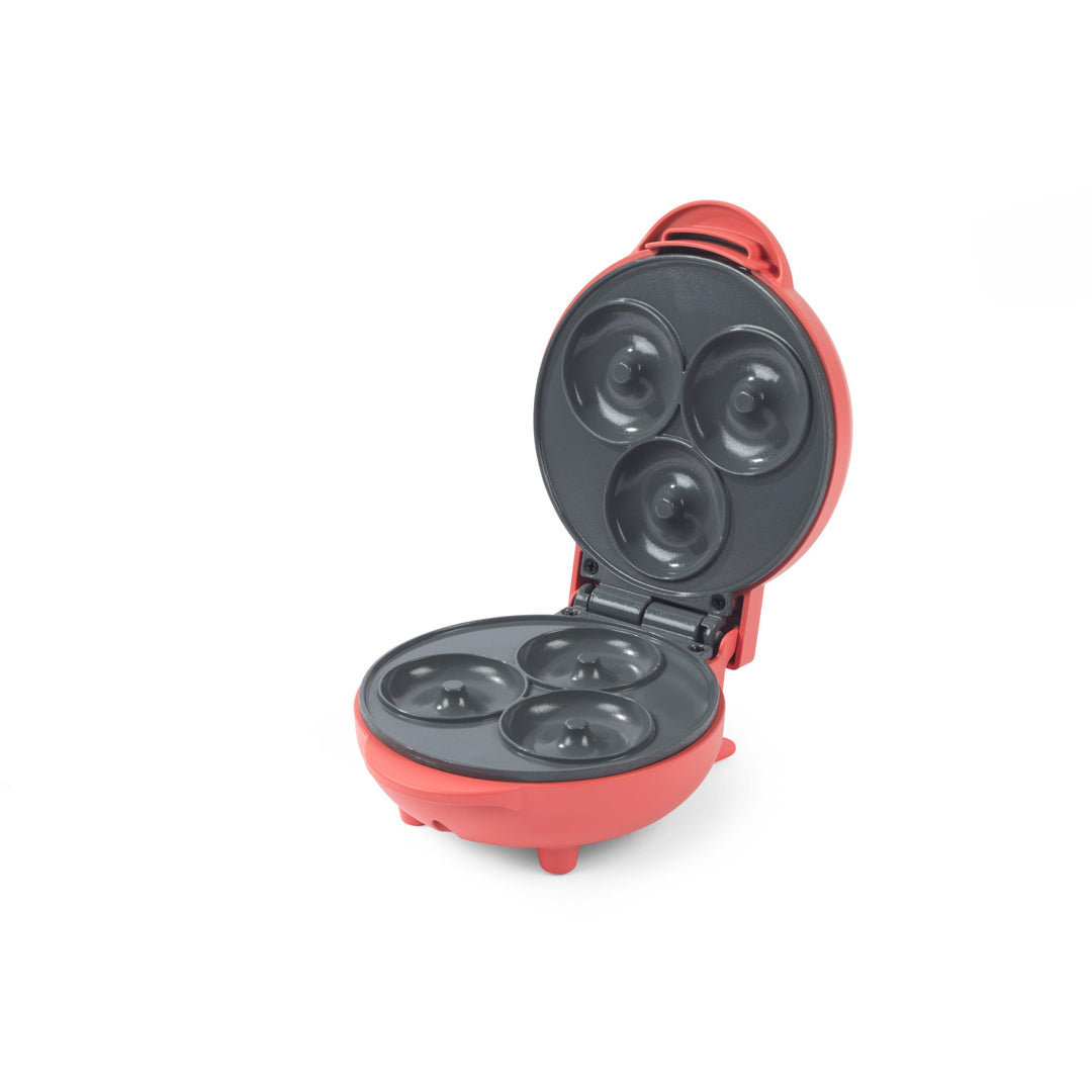 Giles &amp; Posner Funfair Mini-Donutmaker, 3 Donuts, 550 W Einheitsgrösse Red, Einheitsgrösse Red