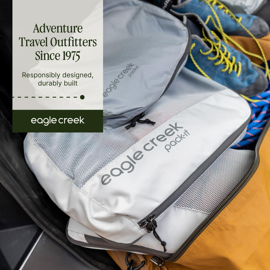 Eagle Creek Pack-It Reveal Packwürfel XS I Socken und Kleinteile I Grau Grau XS, Grau XS