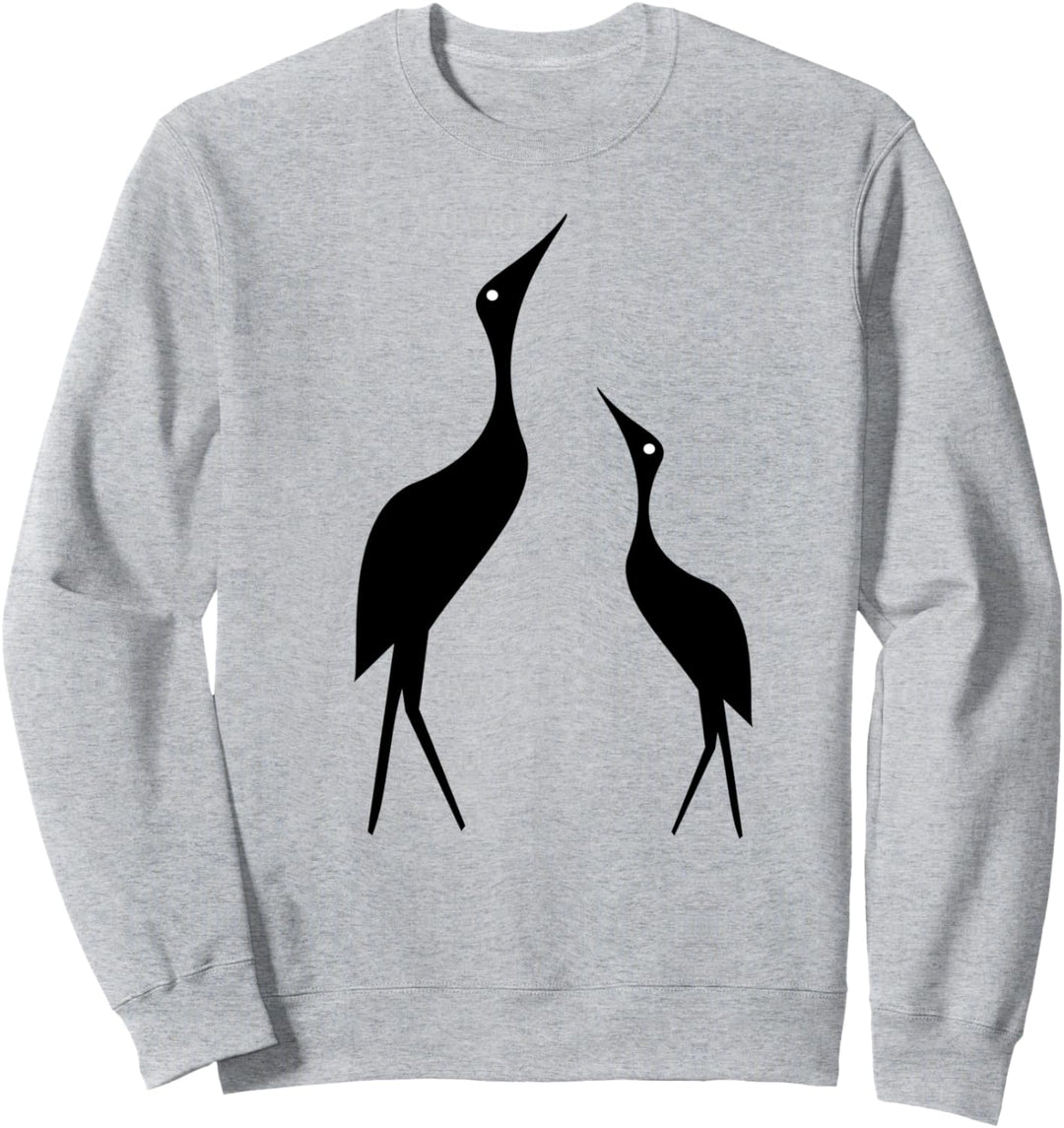 Kranichreiher Vögel Sweatshirt
