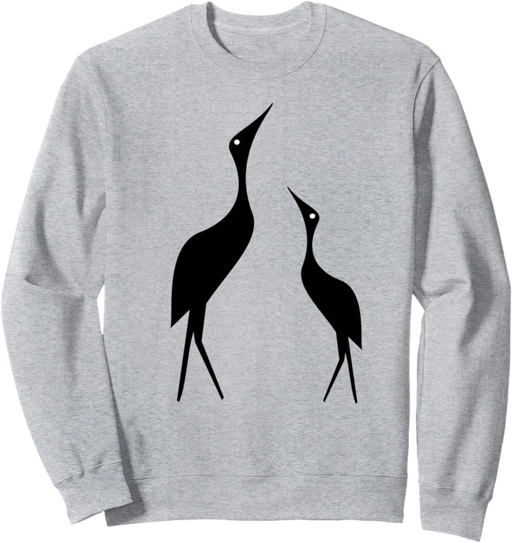 Kranichreiher Vögel Sweatshirt