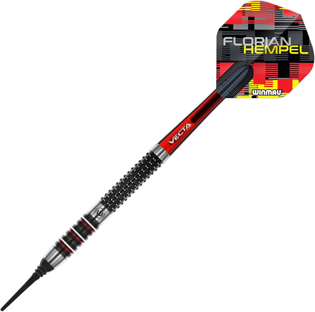 WINMAU Soft. FloHempel 21g. NT90% Schwarz 21gr, 21gr