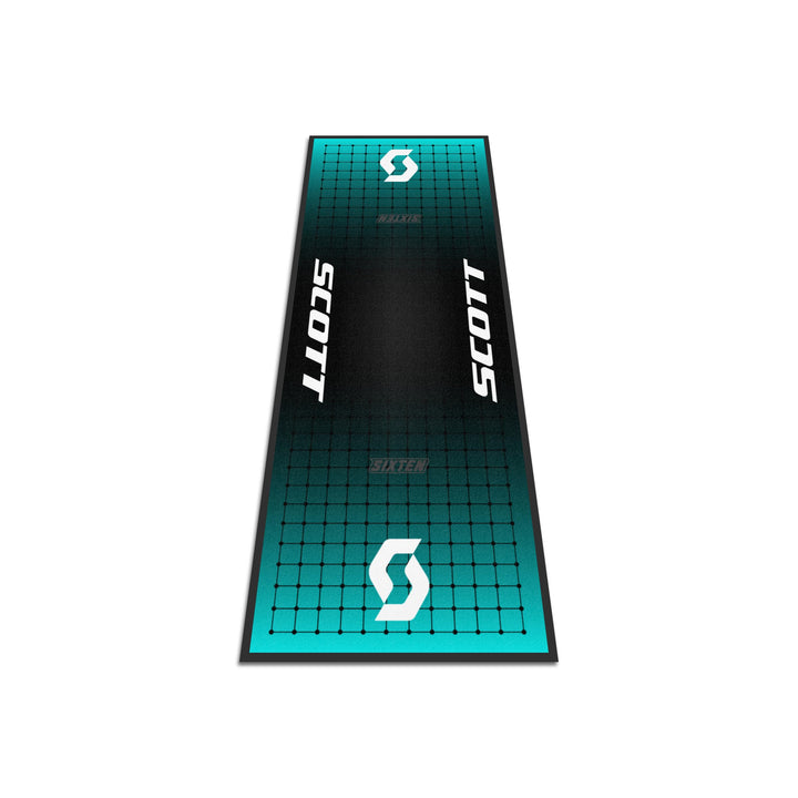 SIXTEN Zwift Heimtrainer-Matte, 65 x 180 cm, vibrations- und geräuschdämpfend, für den Innenbereich,