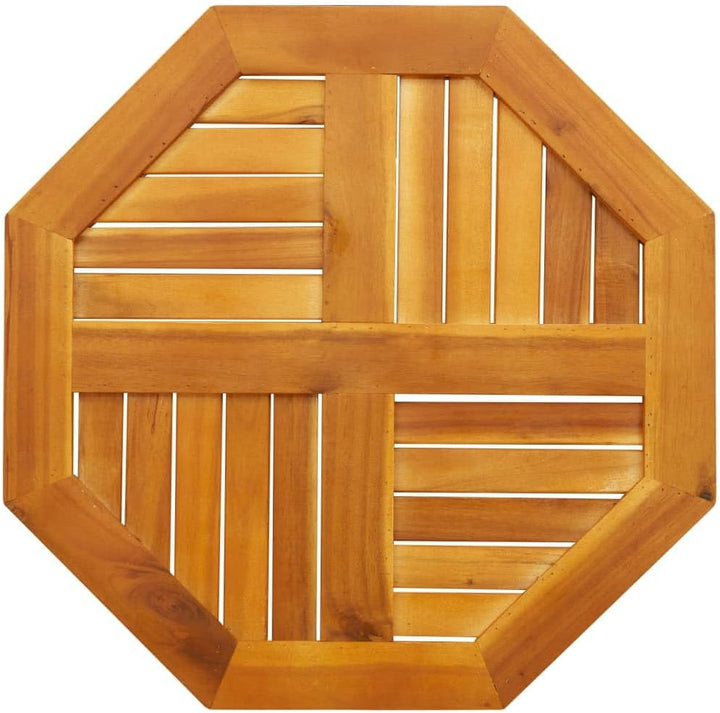 vidaXL Tischplatte - achteckig 60x60x2cm - Akazienholz massiv - Garten/Innenbereich