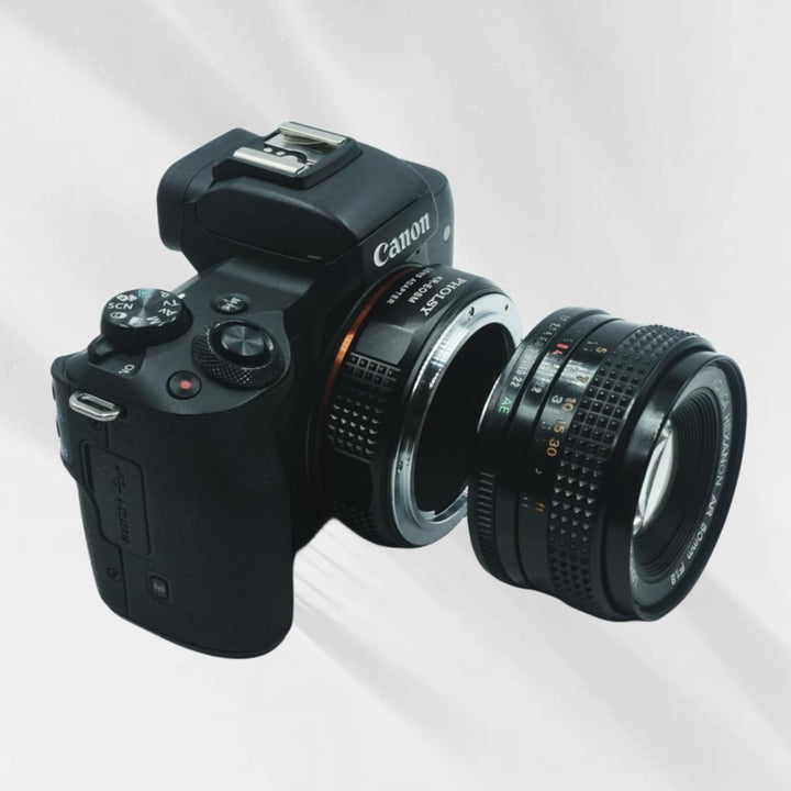 PHOLSY Objektivadapter für Konica AR Objektiv und Canon EF-M Kamera Konica-AR-EOS M, Konica-AR-EOS M