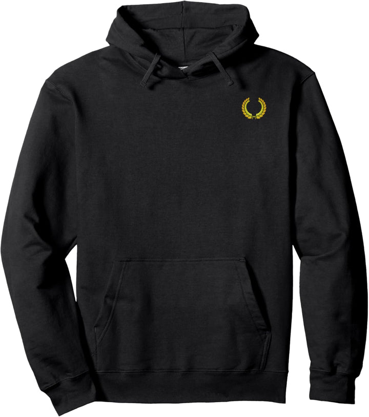 Lorbeerkranz mit Blumenmuster Pullover Hoodie