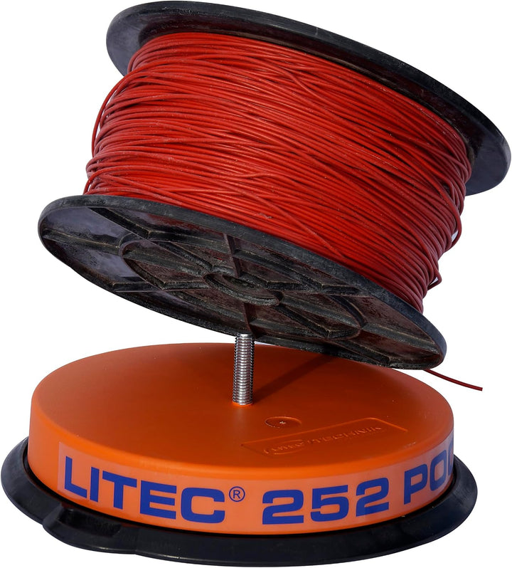 Kabelabroller Litec® L252 pocket, Nutzlast: 190 kg Gerätedurchmesser: ca. 25 cm, Randhöhe: ca. 50 mm