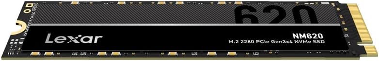 Lexar NM620 256 GB SSD, PCIe 3.0 x4, NVMe 1.4, M.2 2280