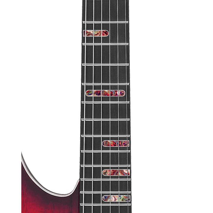 Stripes - Liquid Colorful Inlay Sticker für Akustik-, E-Gitarren &amp; Bass Griffbretter - Ultradünne Gr