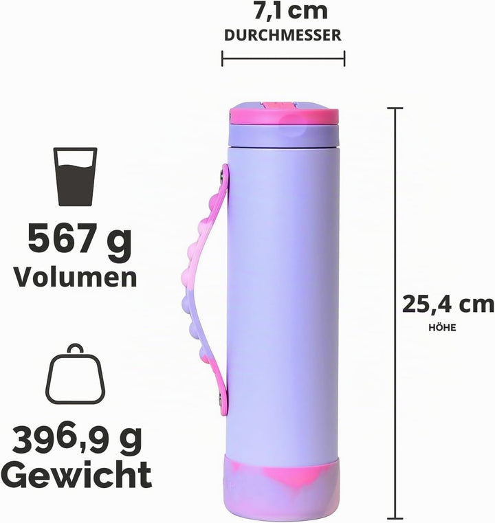 Elemental Iconic Isolierte Wasserflasche 590ml - Lilac Tie Dye 590 ml Lilac Tie Dye, 590 ml Lilac Ti