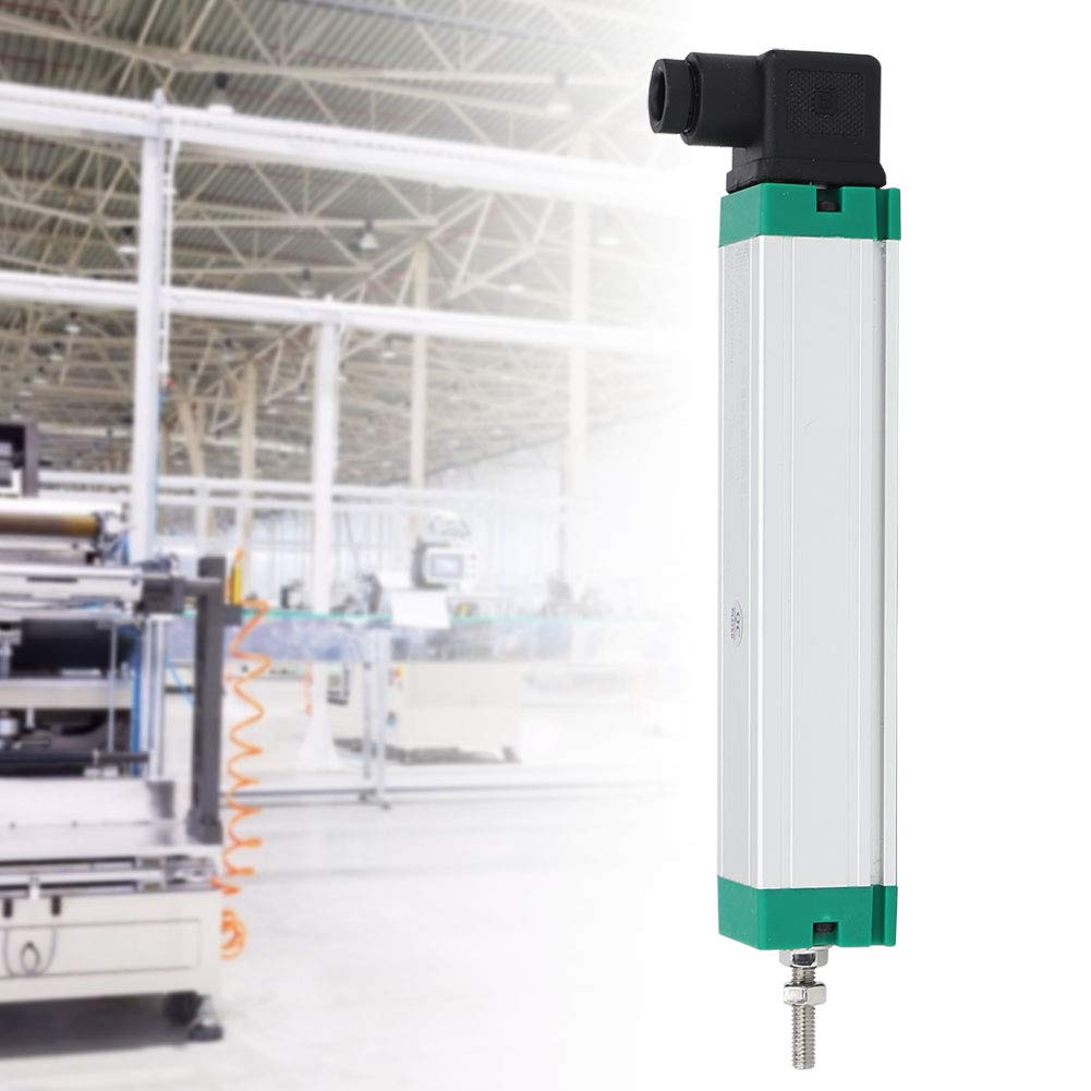 Walfront Elektronischer Lineal-Verschiebungssensor KTC-100 (1 x Wegsensor, Stecker, 3 Zubehör, 4 Sch