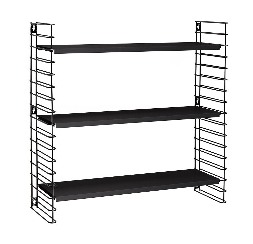Tomado ESTANTERIA 3 PISOS Negro, Detailed in The Description, 70x21x68 cm