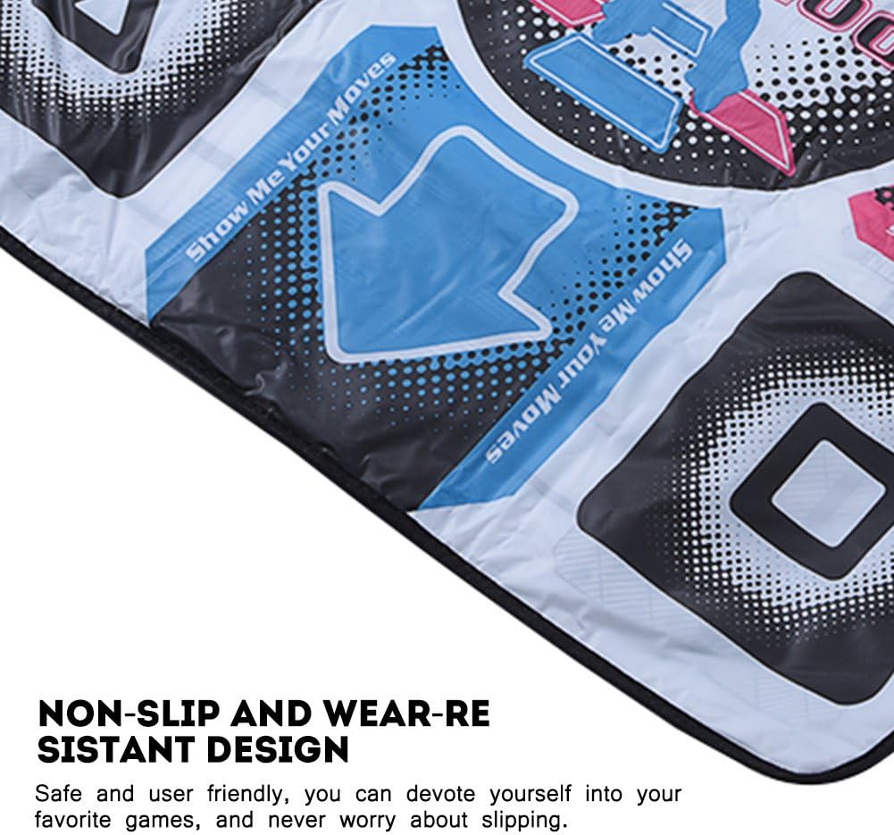 rutschfeste TV Tanzmatte DDR Dancing Pad Blanket Game für XP / 7/10 OS mit USB Schnittstelle