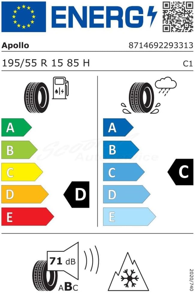 Apollo Alnac 4 G Winter M+S - 195/55R15 85H - Winterreifen