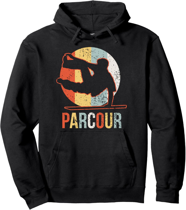 Trendy Parkour I Ninja I Vintage Parcour I Parkour Pullover Hoodie
