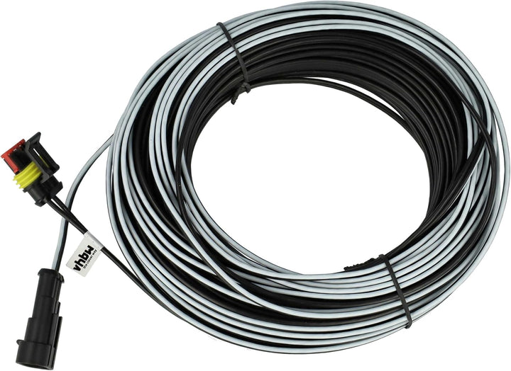 vhbw 1x Netzteil, 1x 3400 mAh Akku, 1x 30 m Niederspannungskabel kompatibel mit Husqvarna Automower