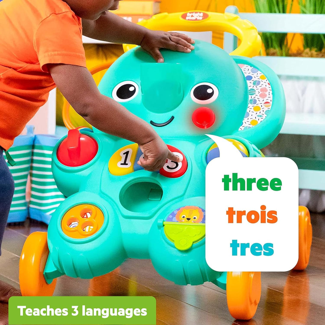 Bright Starts, Rollator für die ersten Schritte, 2 in 1 mit Stroll &