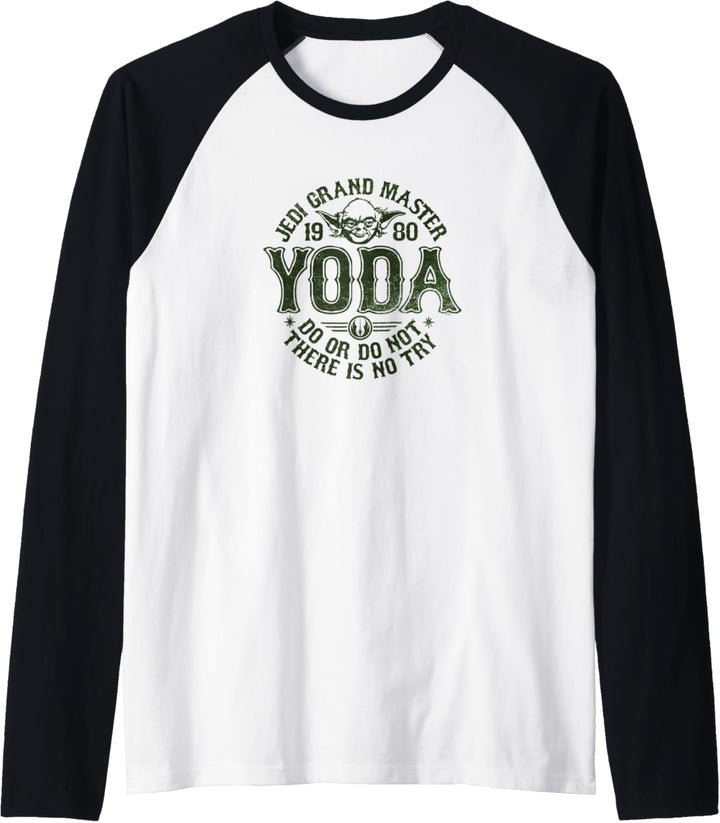 Star Wars Yoda Master 1980 Do Or Do Not Raglan