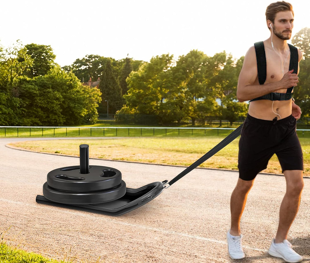 Kipika Gewichtsschlitten, Workout Schlitten für Training Outdoor, Verbessert Geschwindigkeit und Mus