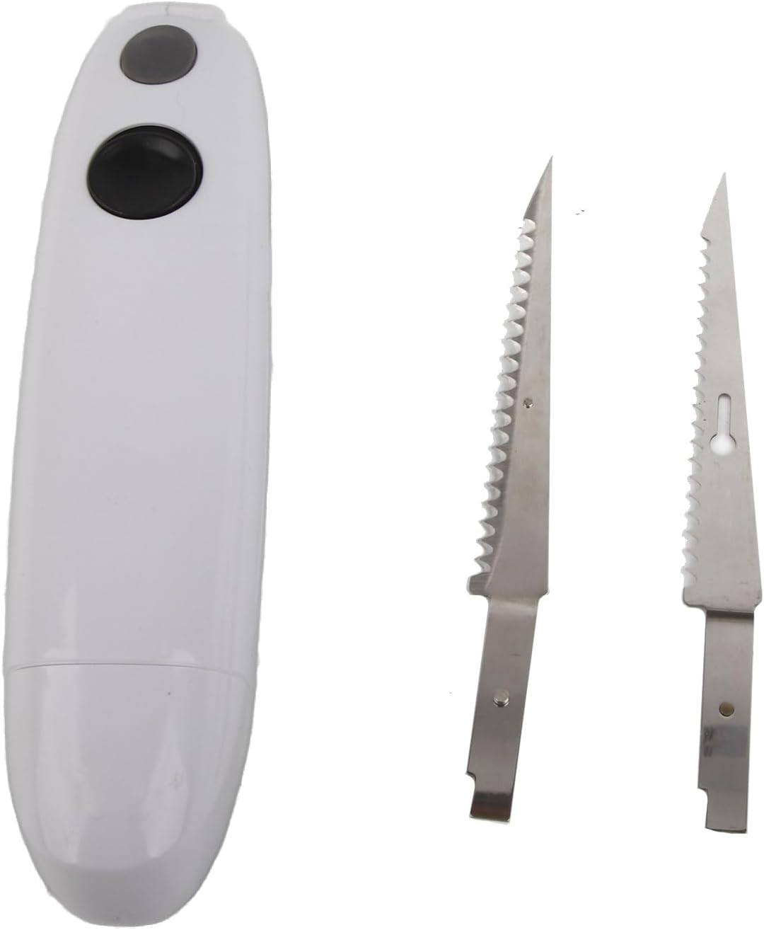 SIXRUN Elektrisches Akku-Messer, Leistungsstarke Edelstahlklingen für Fleisch, Obst, Gemüse, Küchenw