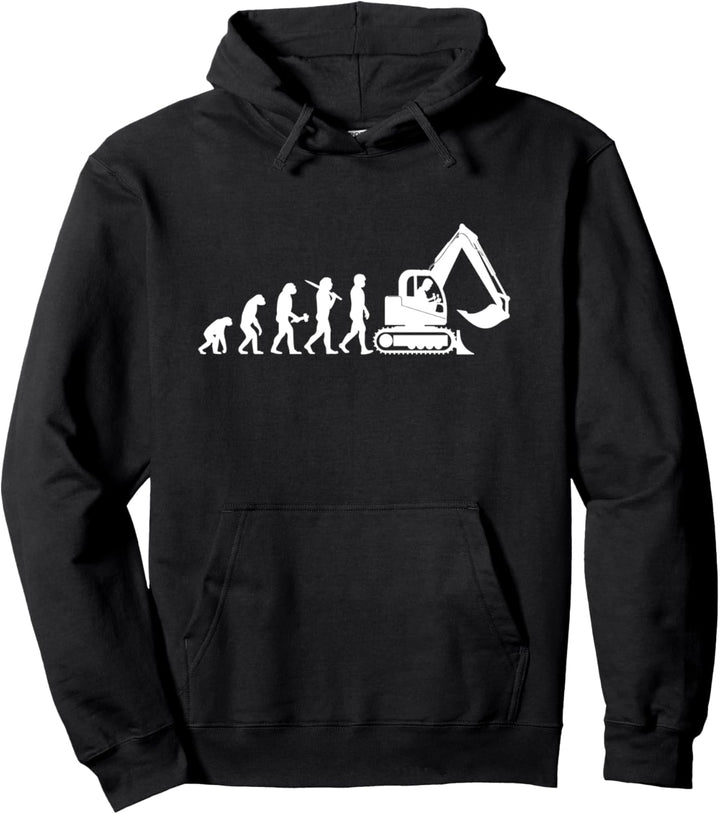 Baggerführer Evolution Bagger Baggerfahrer Pullover Hoodie