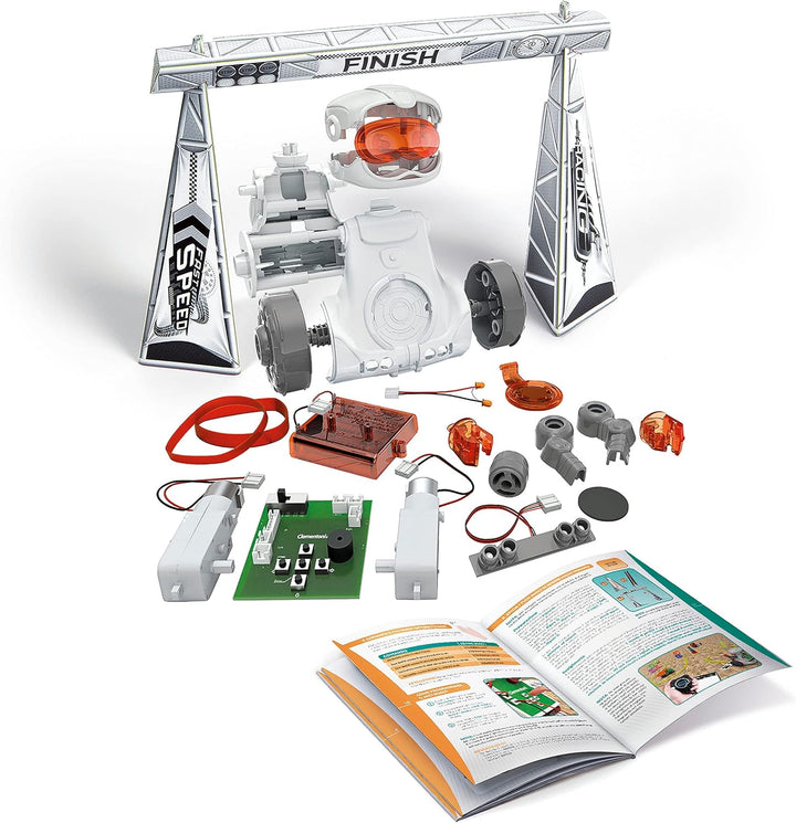 Clementoni 【Science &amp; Play Mio Roboter】 Interaktiver STEM-Lernroboter mit App, Hindernisvermeidung &amp;
