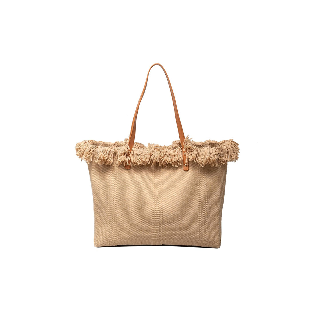 CORIOS Damen Canvas Handtasche Sommer Strand Tasche Grosse Schultertasche Böhmische Tote Beutel Bunt
