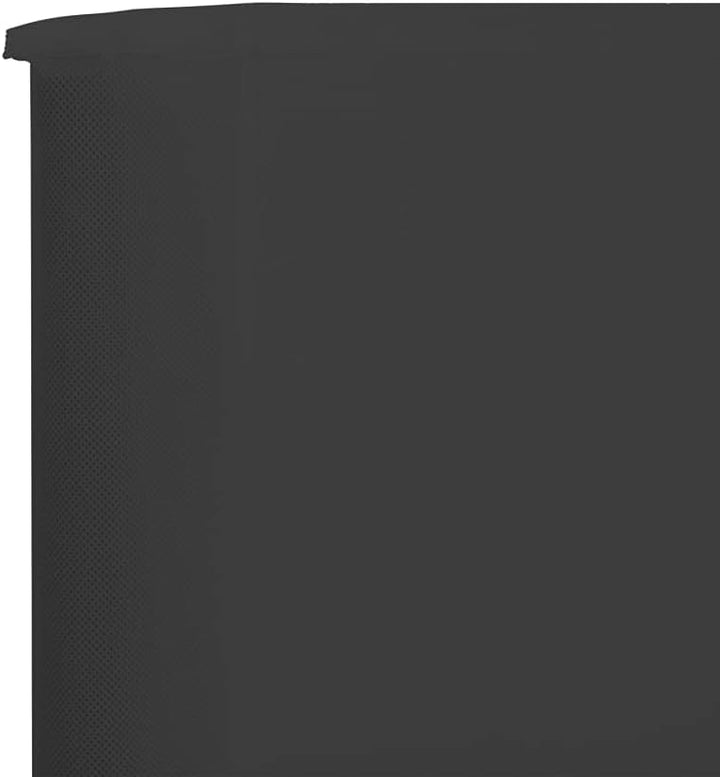 Gecheer Faltbarer Windschutz 800 x 80 cm Grau | füt Strand, Camping und Garten, Vliesstoff und Holzp