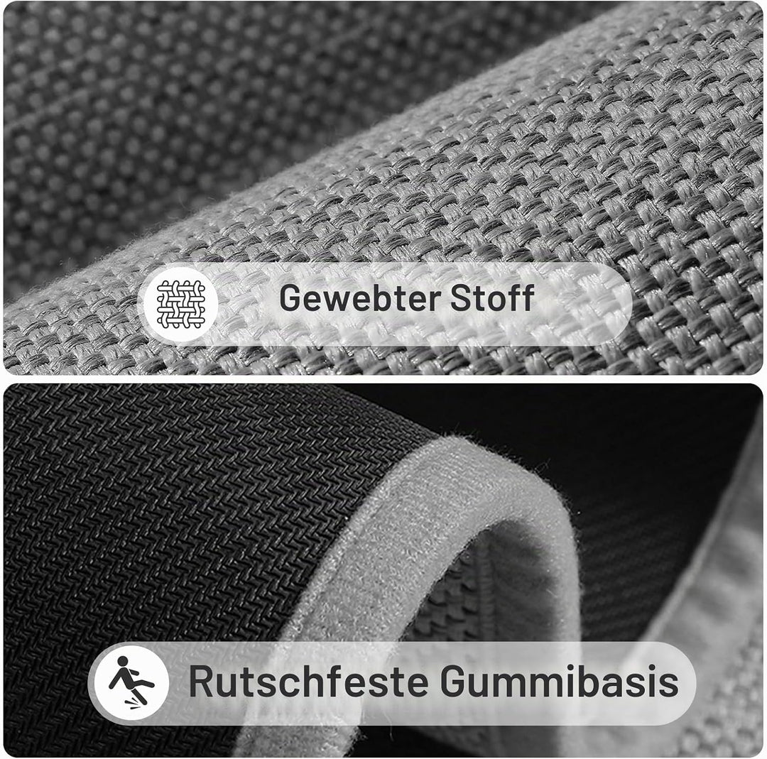 Fussmatte Innen 60 x 90 cm, Schmutzfangmatte Innen, rutschfest Absorbierend Fussmatte, Dünne Eingang