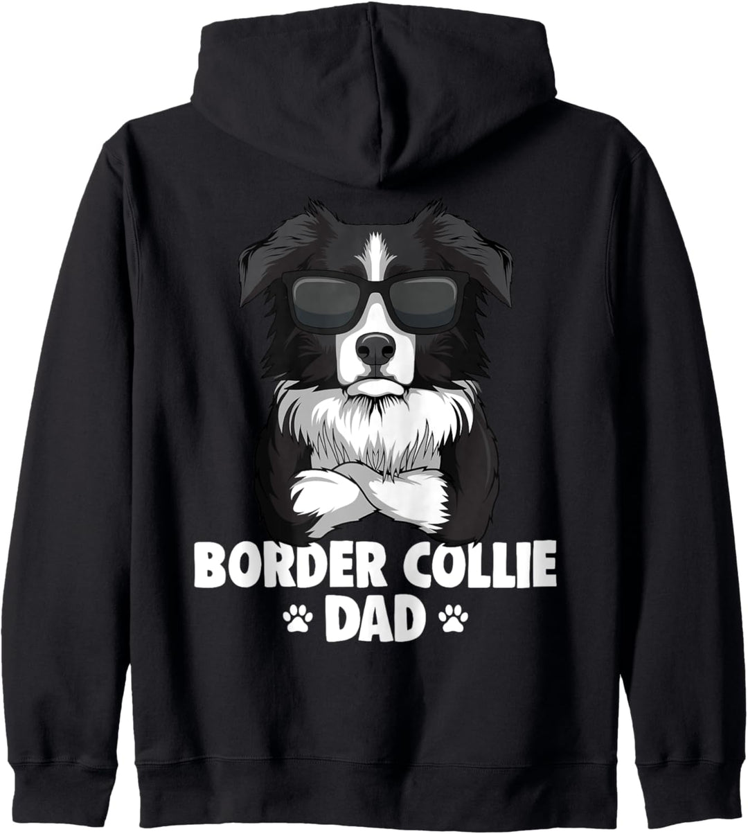 Border Collie Dad Hunde Papa Herrchen Kapuzenjacke