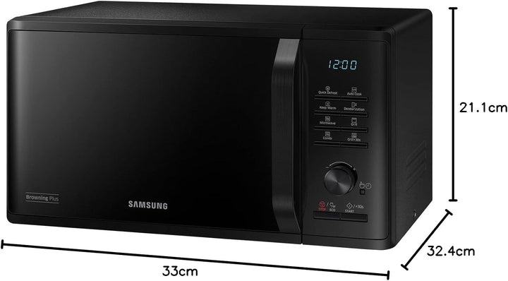Samsung mg23 K3515ck Mikrowelle mit Grill Arbeitsfläche 23L 800 W schwarz