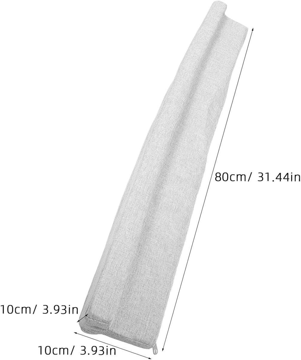 VANZACK Matratzenverlängerung 80cm mit Schwammkern und Abnehmbarem Bezug Lückenfüller zwischen Kopft
